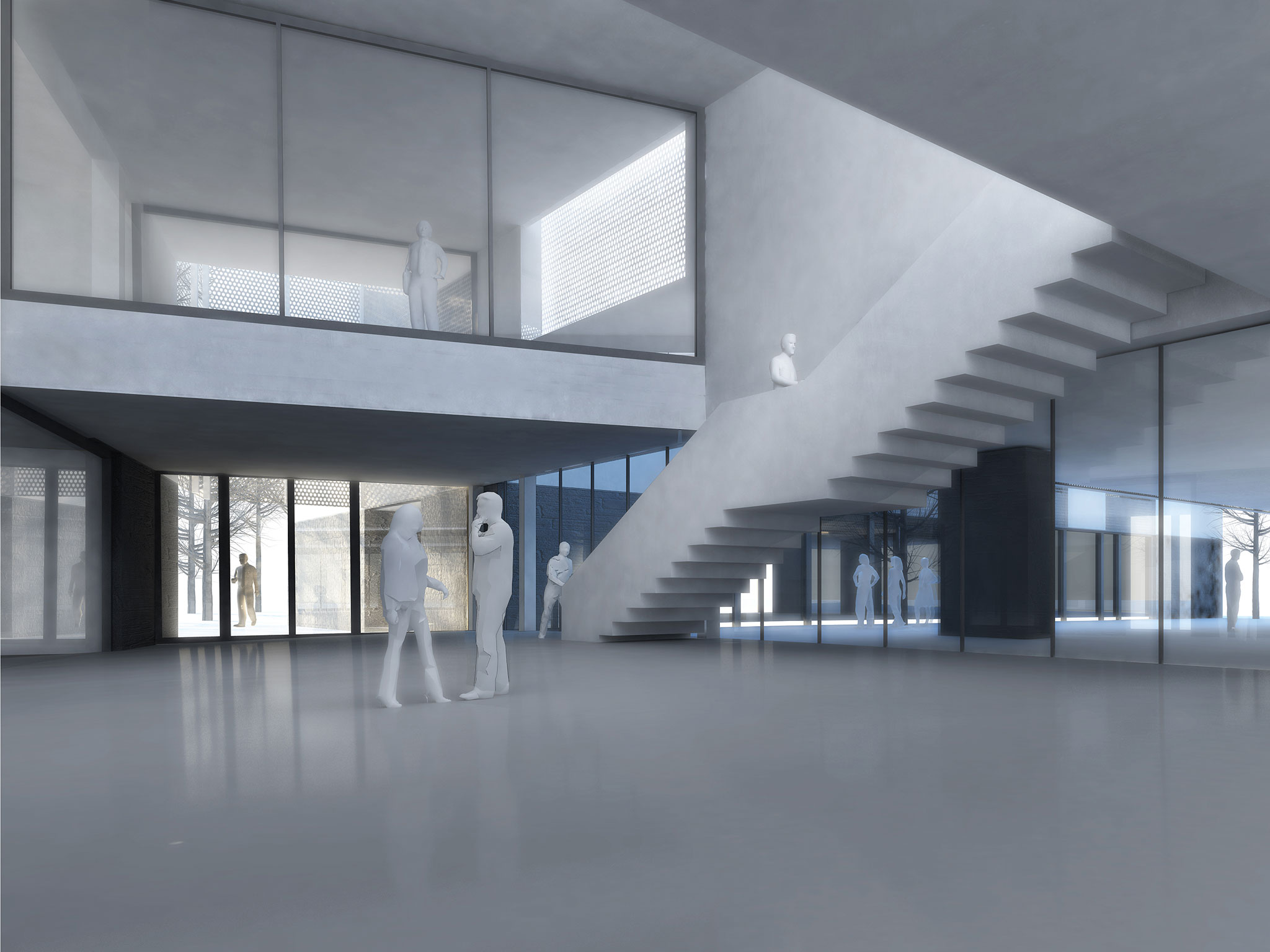 Projecte Centre Cívic - interior | DuesArquitectes